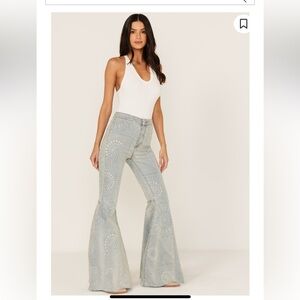 Free People Just Float On Flare Jeans